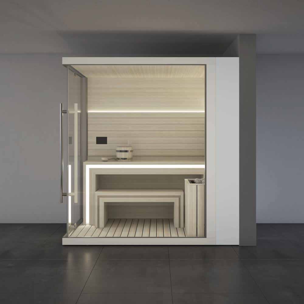 Sasha - Sauna con porta lato corto - 152 x 211 x 225 H